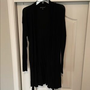 INC size L lightweight black cardigan